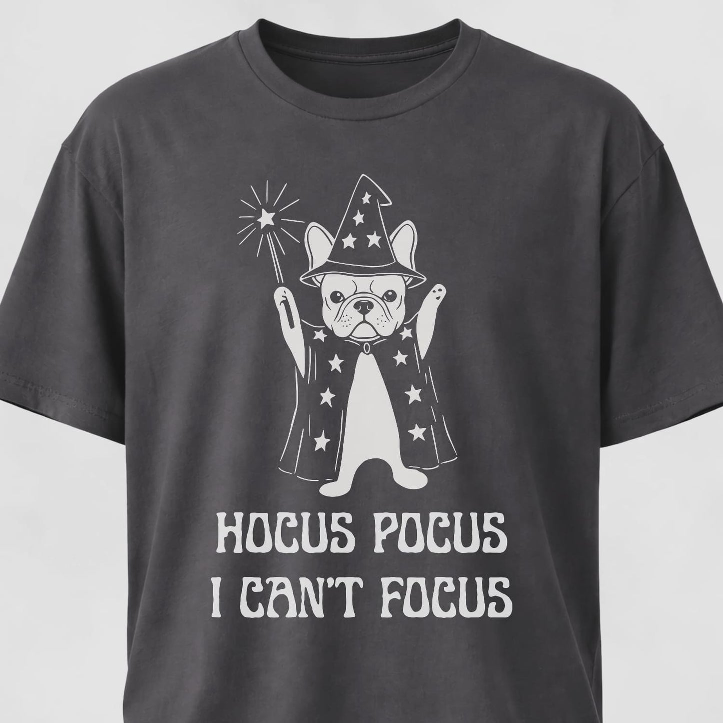 Hocus Pocus French Bulldog Wizard T-Shirt