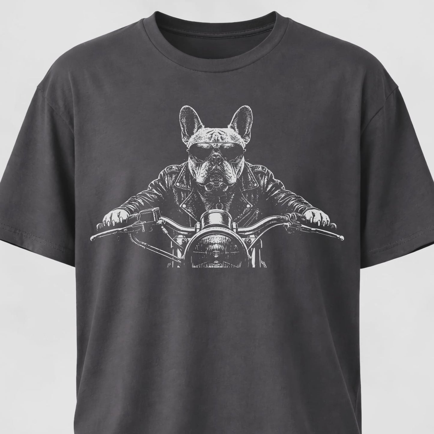 Biker Frenchie T-Shirt