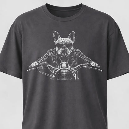 Biker Frenchie T-Shirt