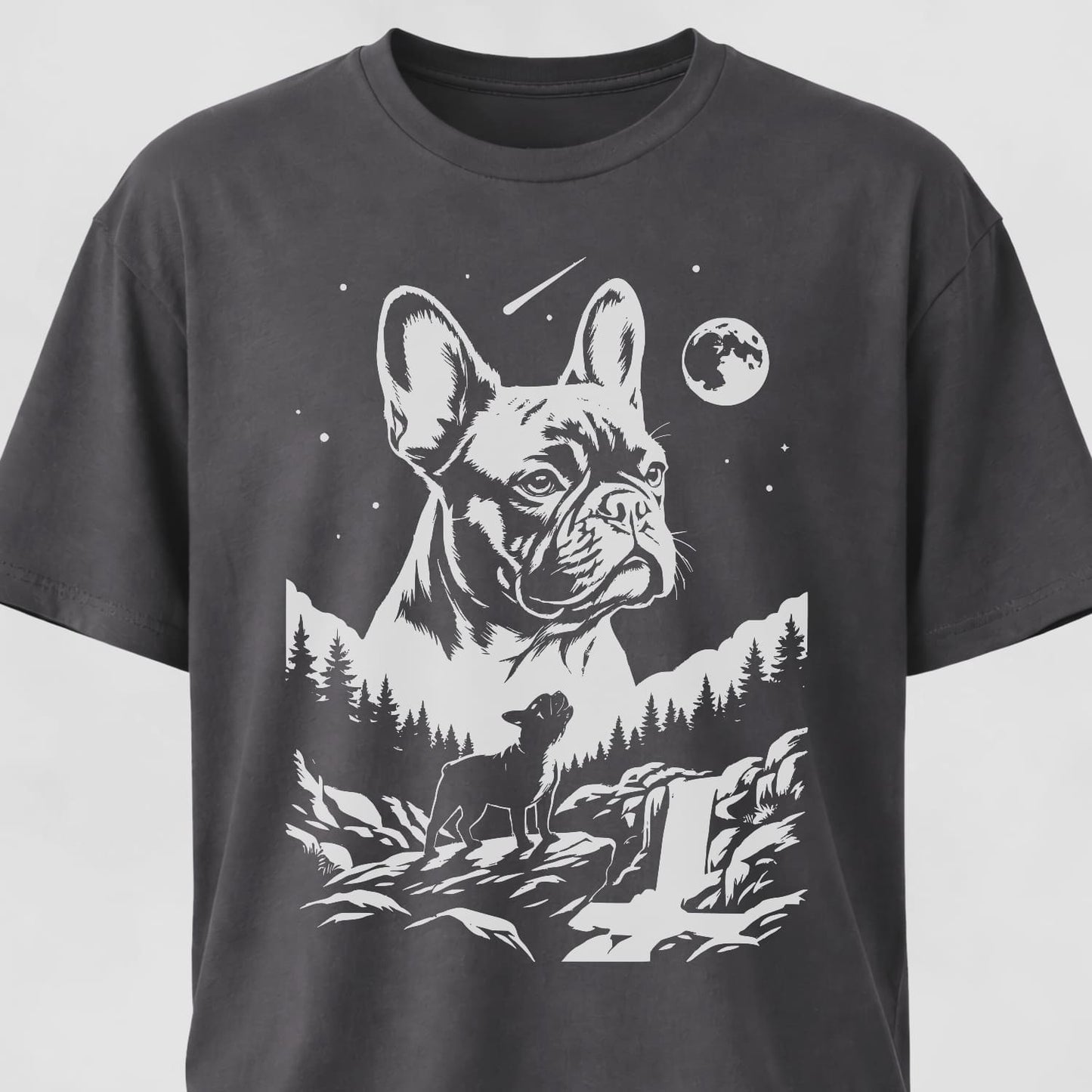 Frenchie Night Collage T-Shirt