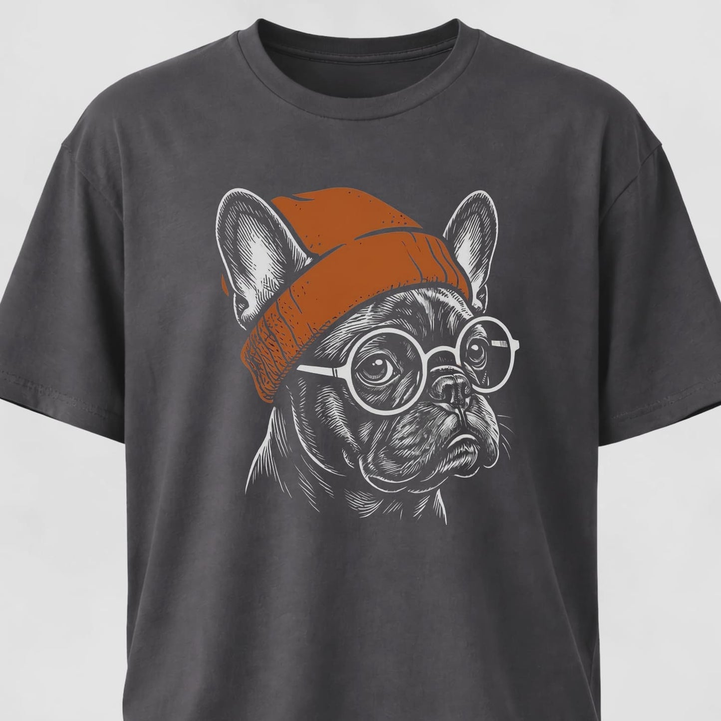 Frenchie With A Beanie T-Shirt