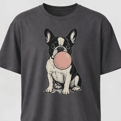 Frenchie Blowing Bubblegum T-Shirt