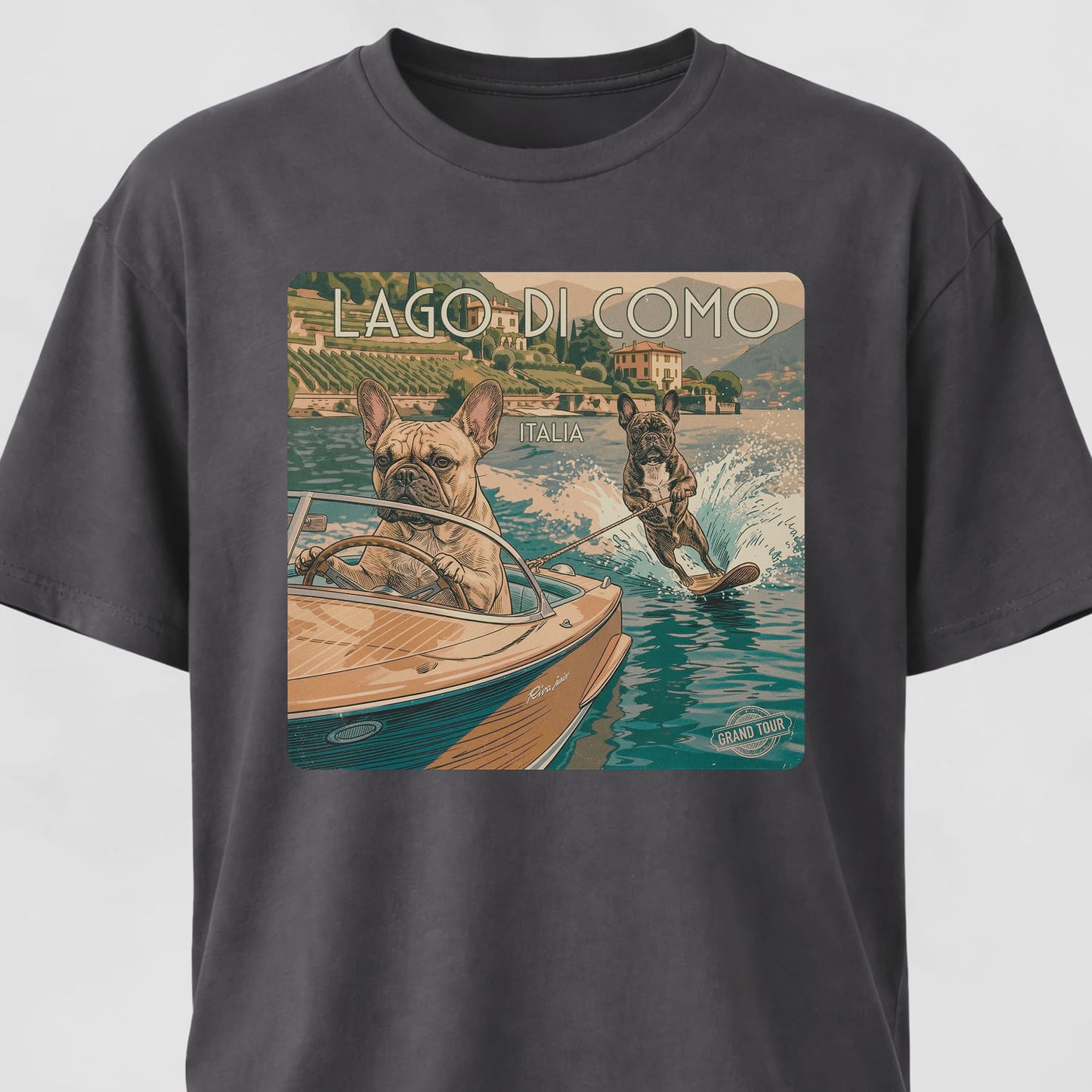 Lago Di Como Frenchies T-Shirt