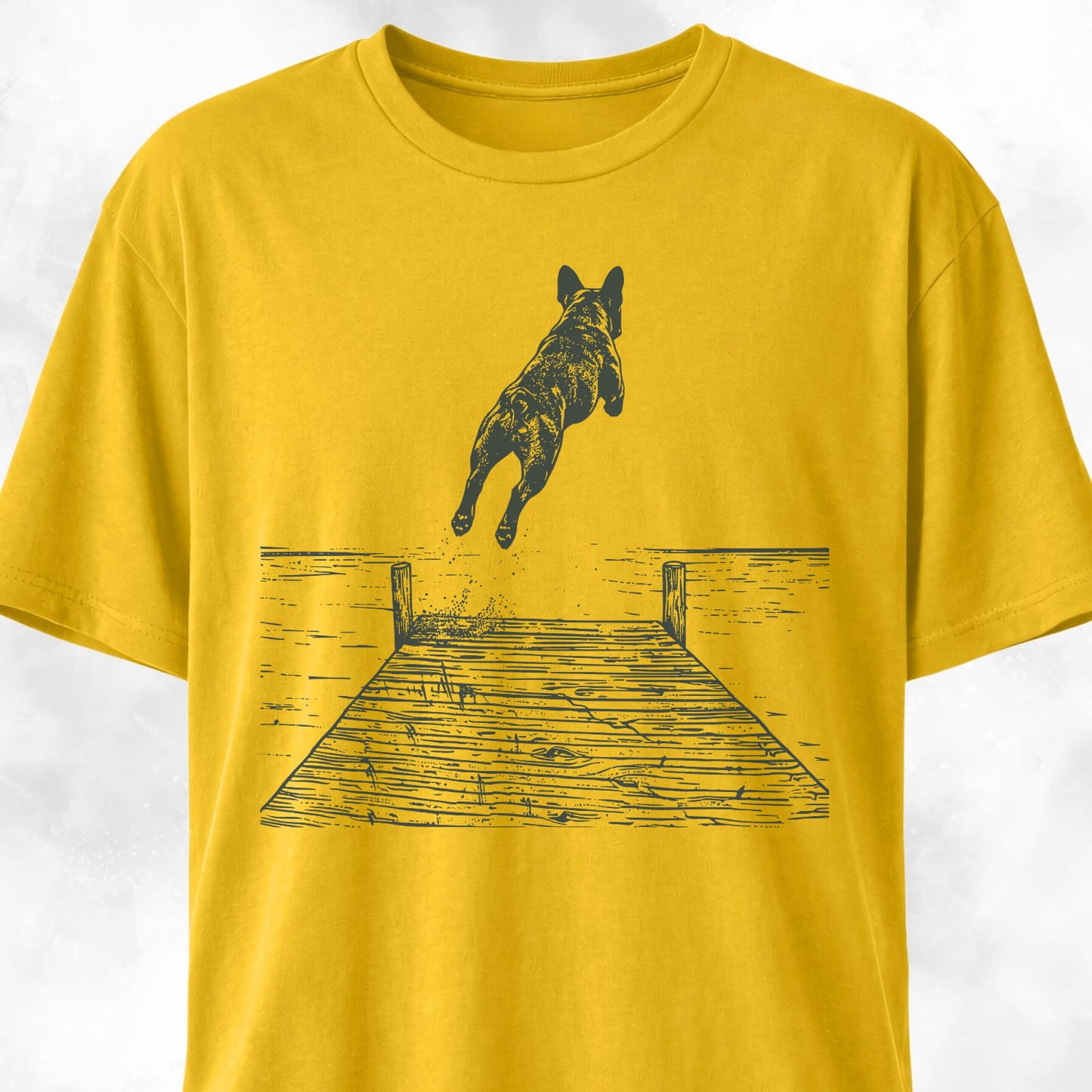 Dock Jumping Frenchie T-Shirt