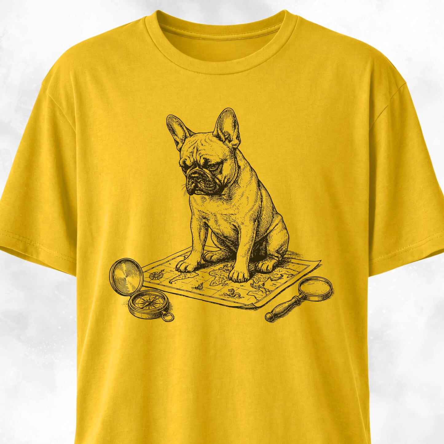 World Traveler French Bulldog T-Shirt