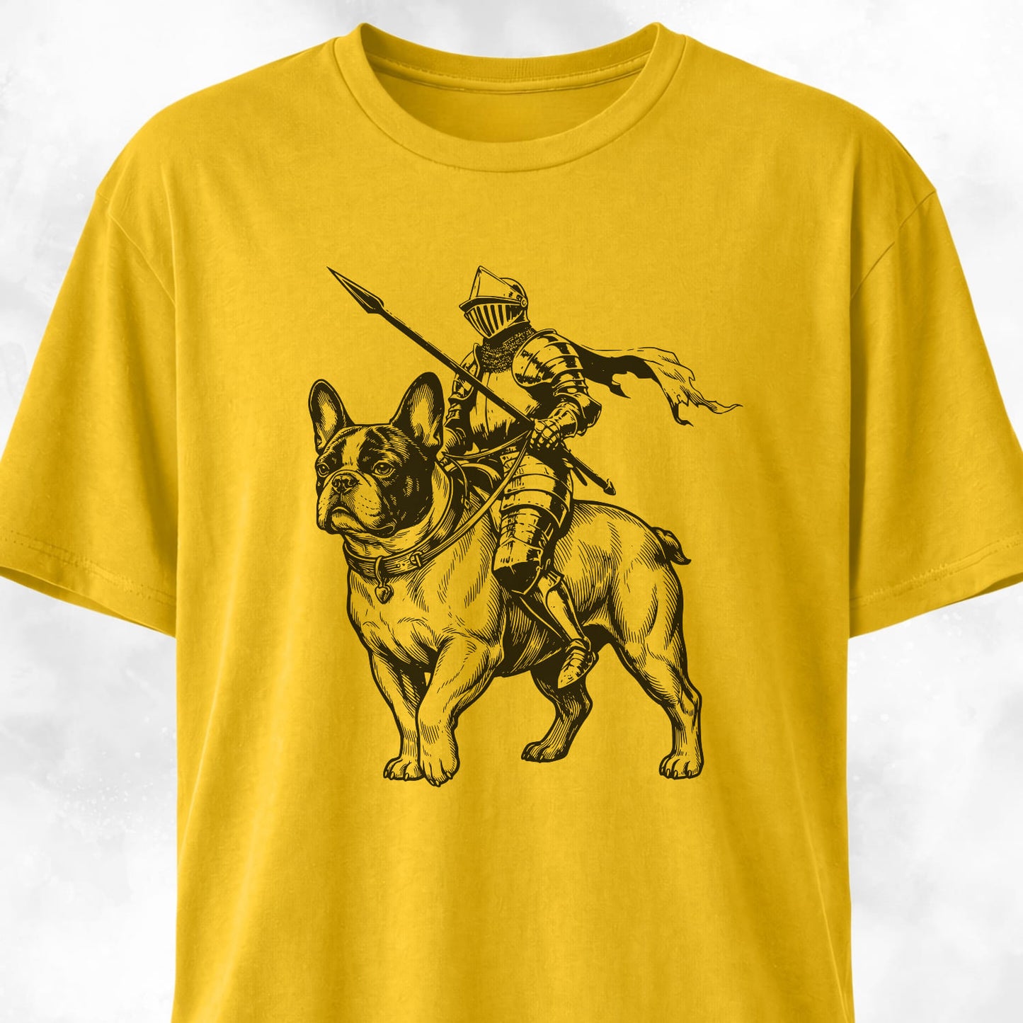 Knight Riding A Frenchie T-Shirt