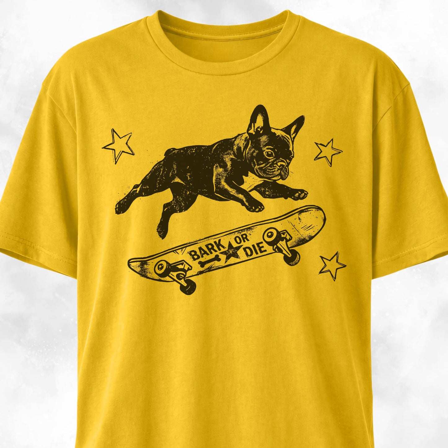 Frenchie On A Skateboard T-Shirt