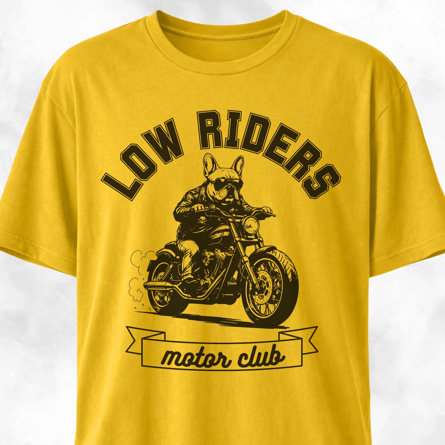 Low Riders Motor Club French Bulldog T-Shirt