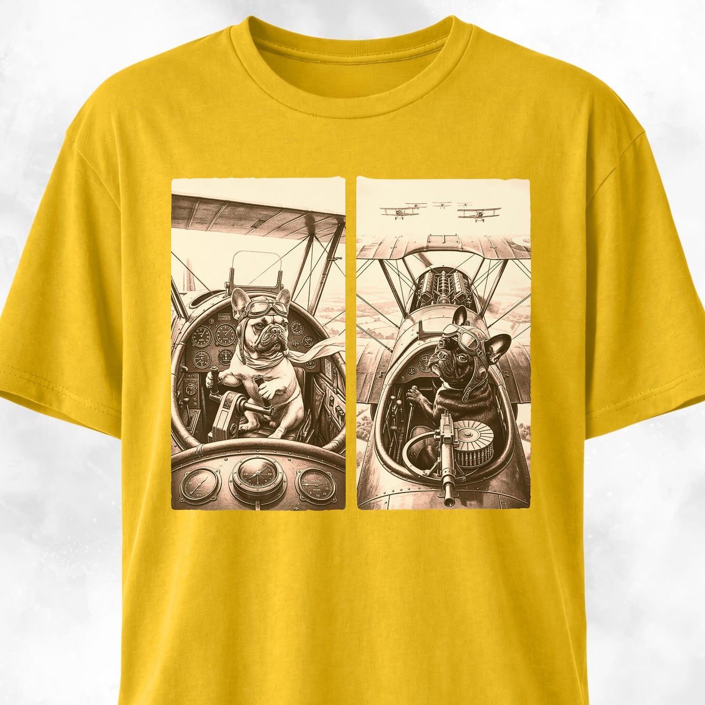 Frenchie WW2 Pilots T-Shirt