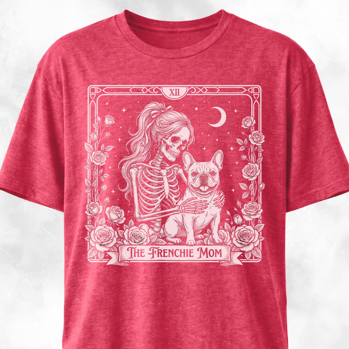 Gothic Frenchie Mom T-Shirt