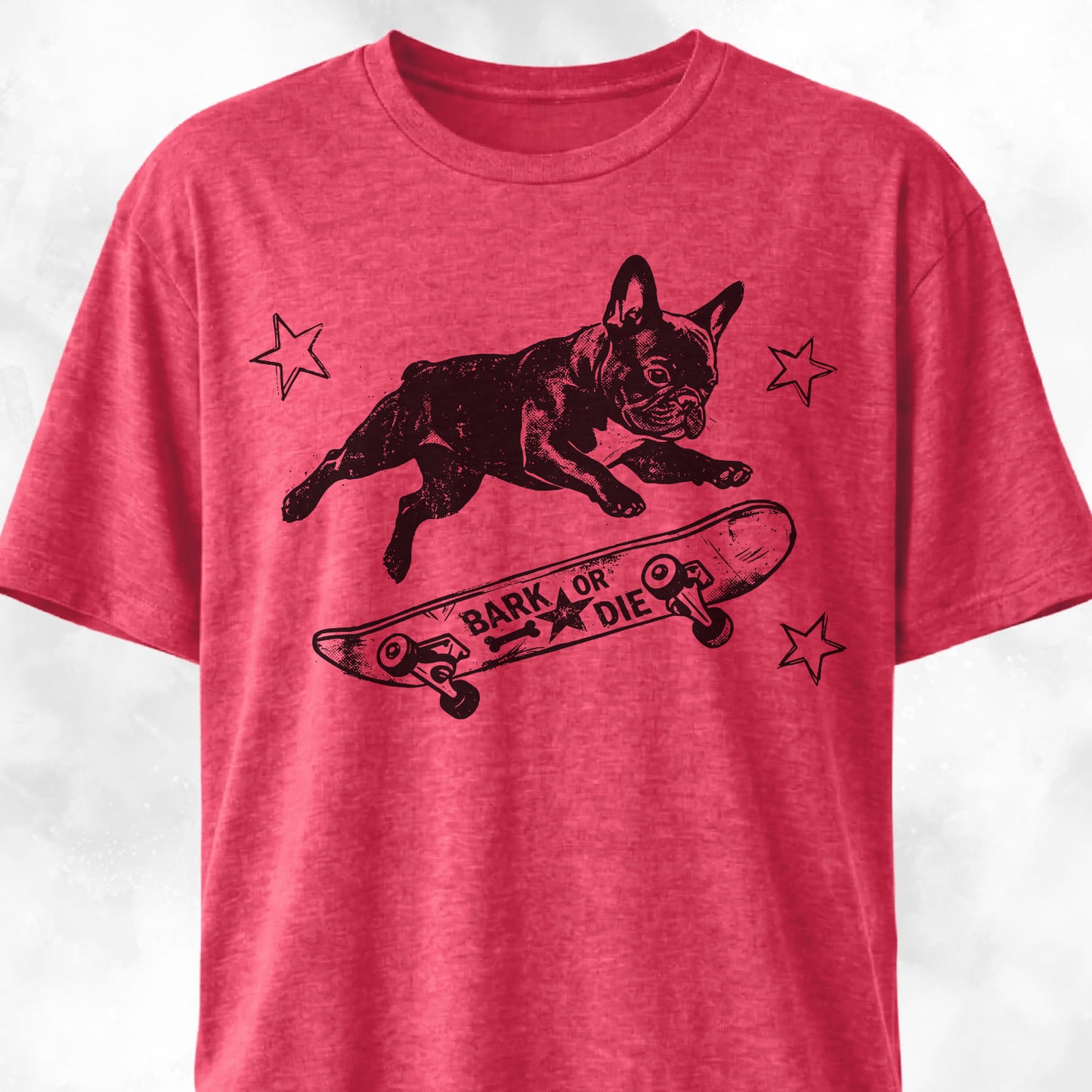 Frenchie On A Skateboard T-Shirt