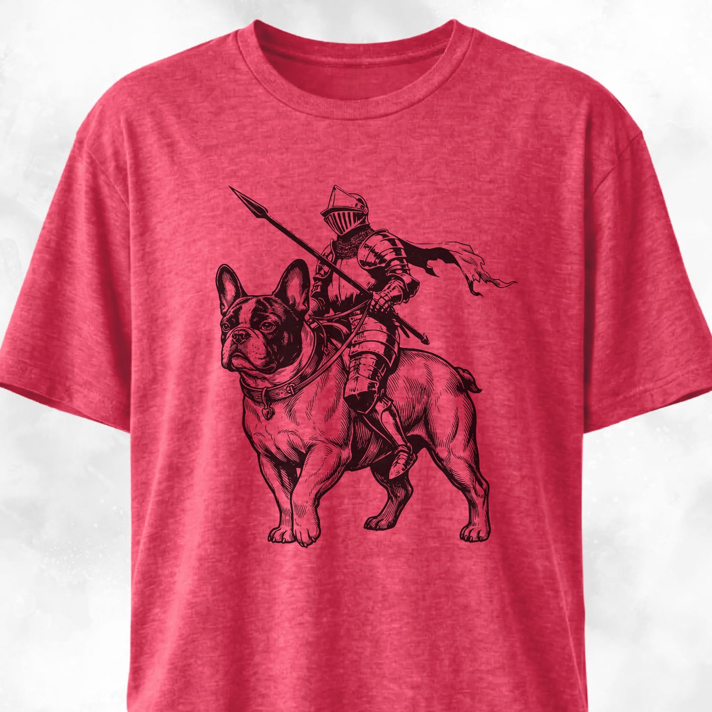 Knight Riding A Frenchie T-Shirt
