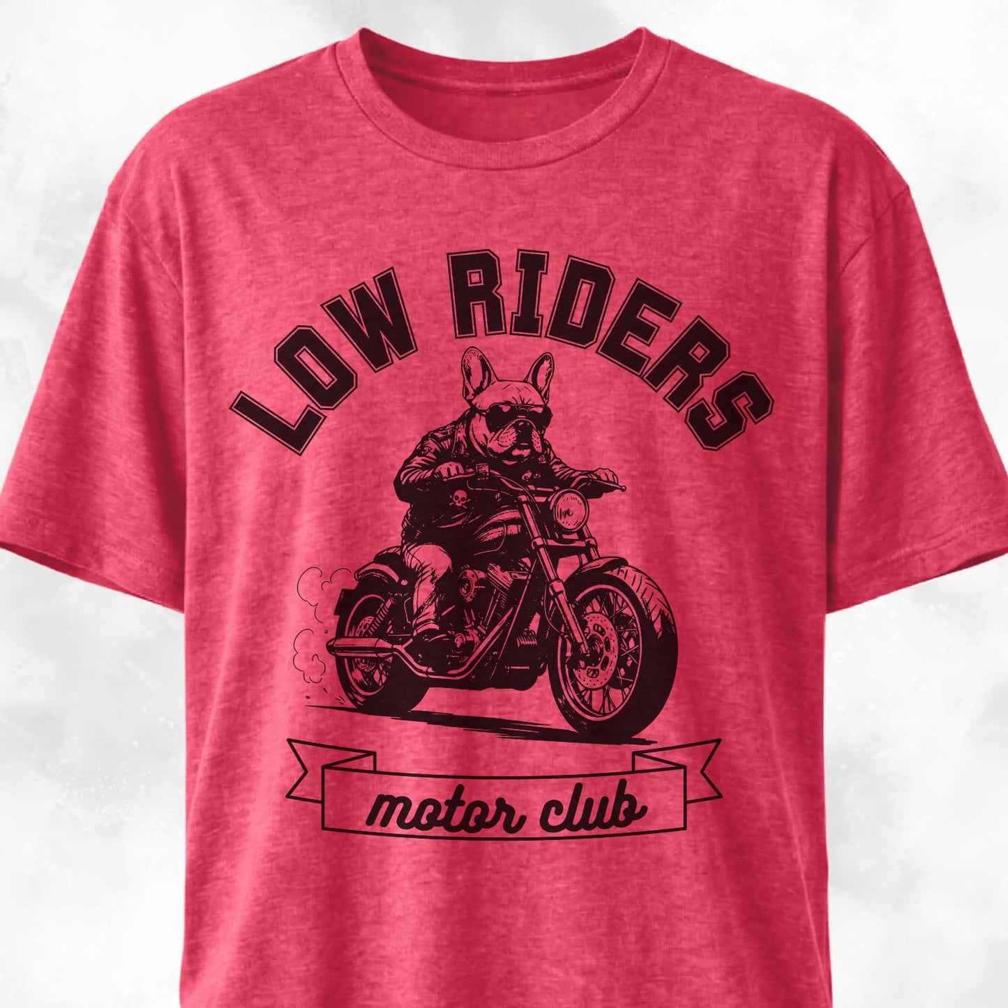 Low Riders Motor Club French Bulldog T-Shirt