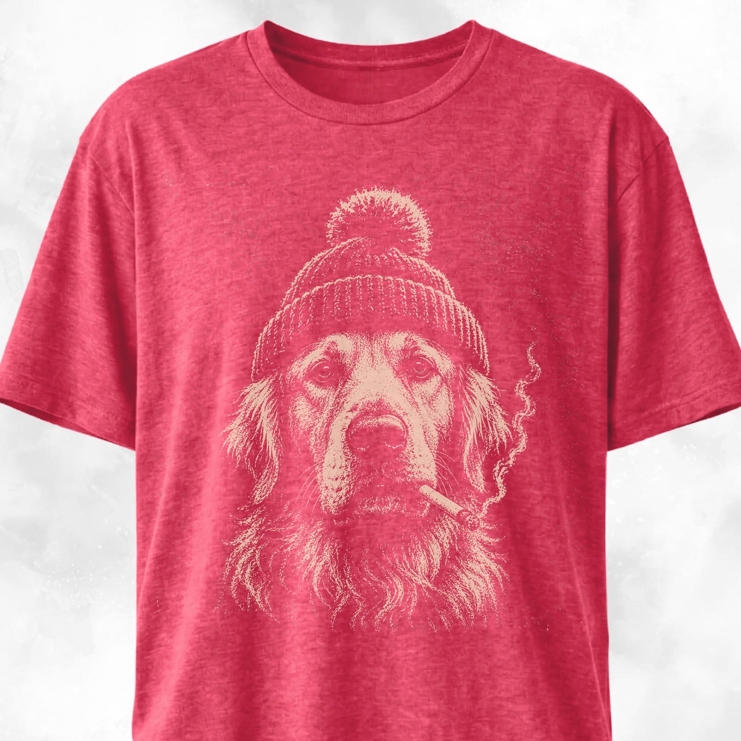 Smoking Goldie With A Beanie T-Shirt