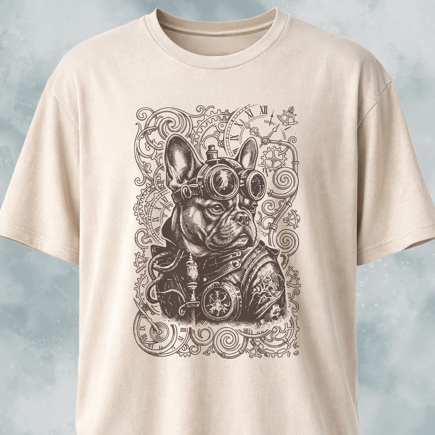 Steampunk French Bulldog T-Shirt