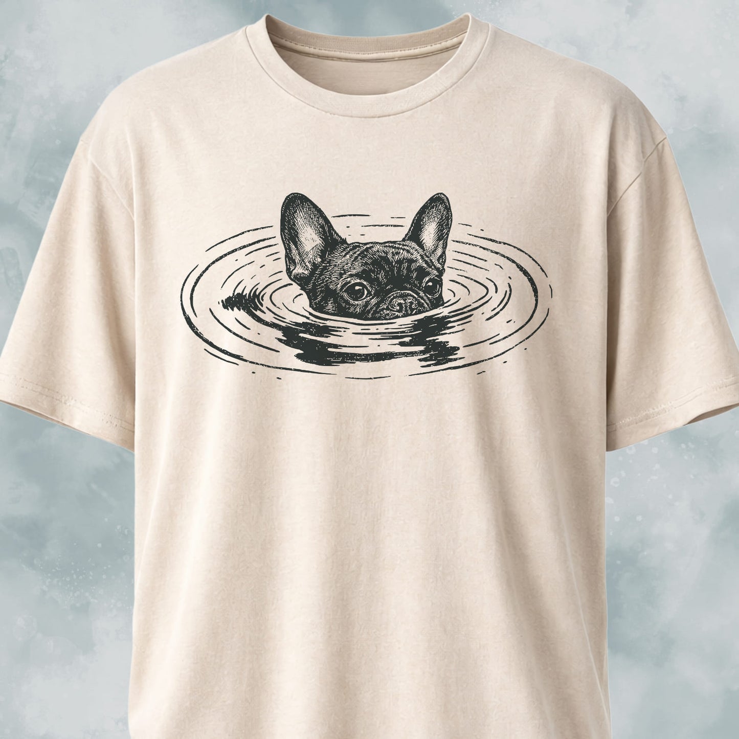 French Bulldog In The Water T-Shirt