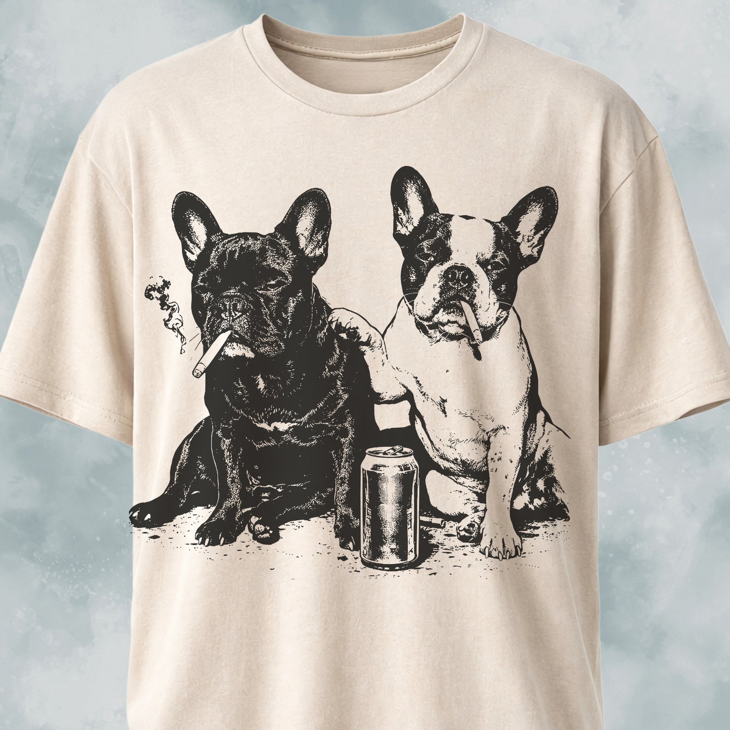 Frenchie Sad Buddies Revisited T-Shirt