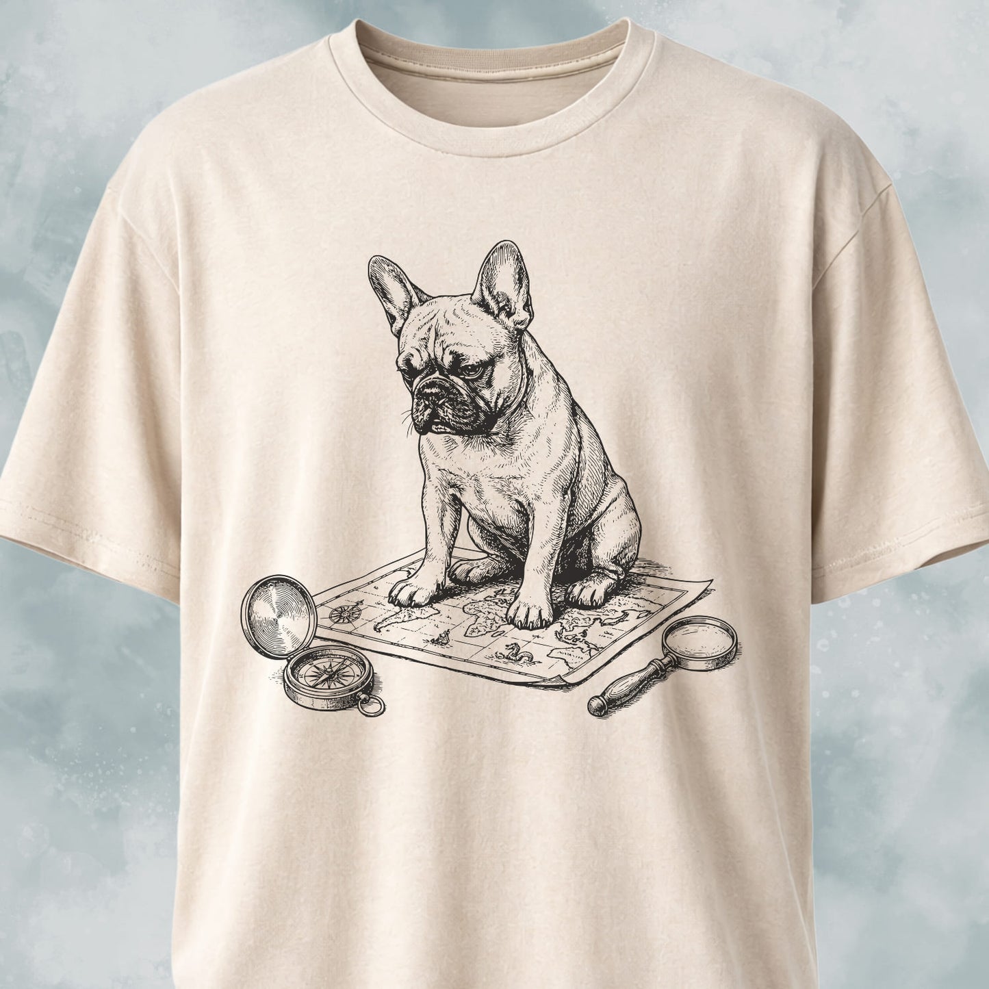 World Traveler French Bulldog T-Shirt