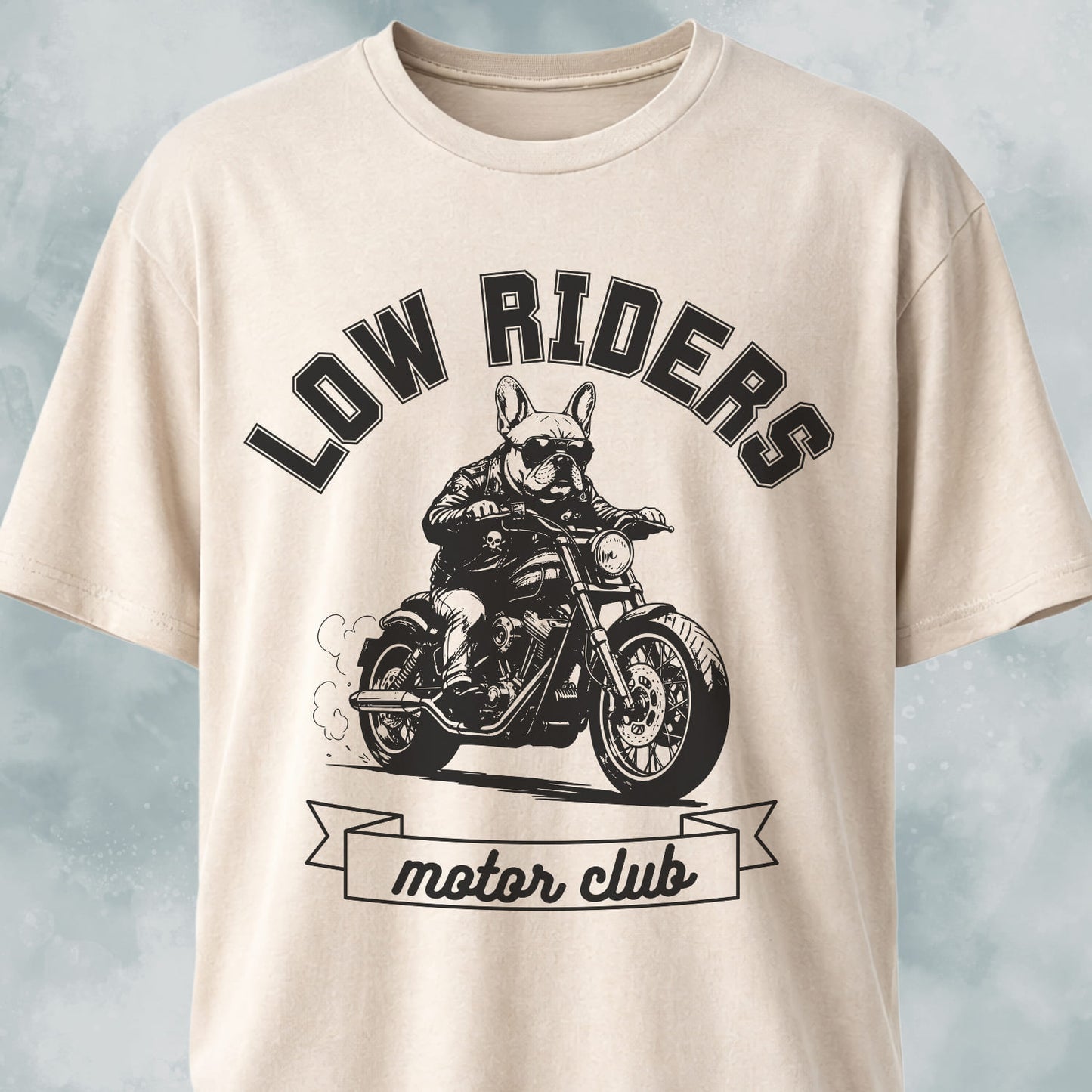 Low Riders Motor Club French Bulldog T-Shirt