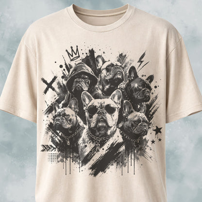 Urban Gangster French Bulldogs T-Shirt