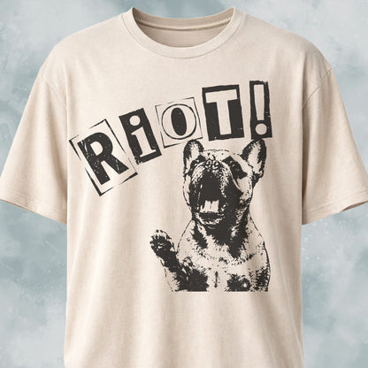 Riot French Bulldog T-Shirt