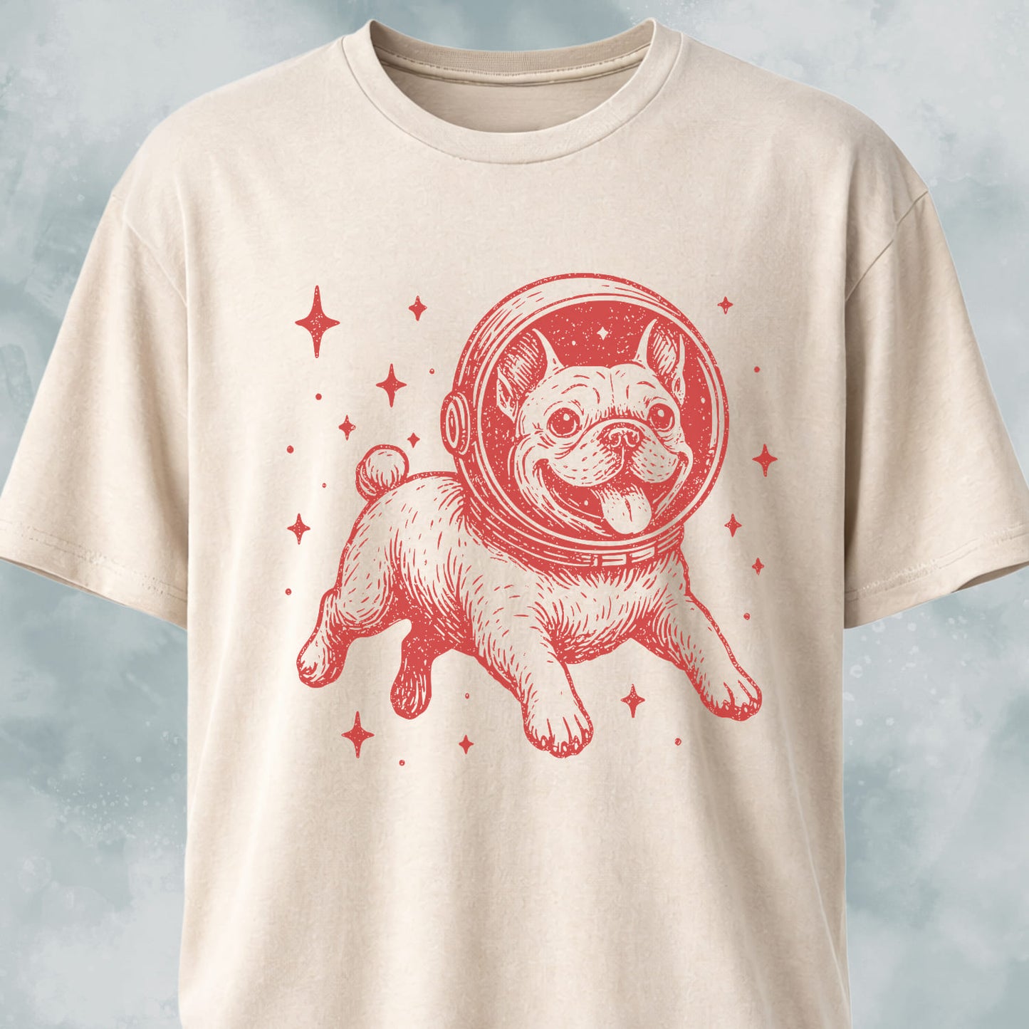 French Bulldog Astronaut T-Shirt