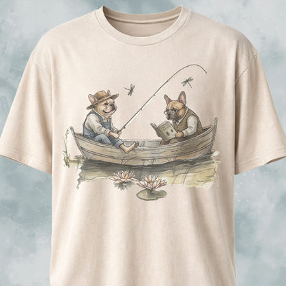Frenchies Fishing T-Shirt