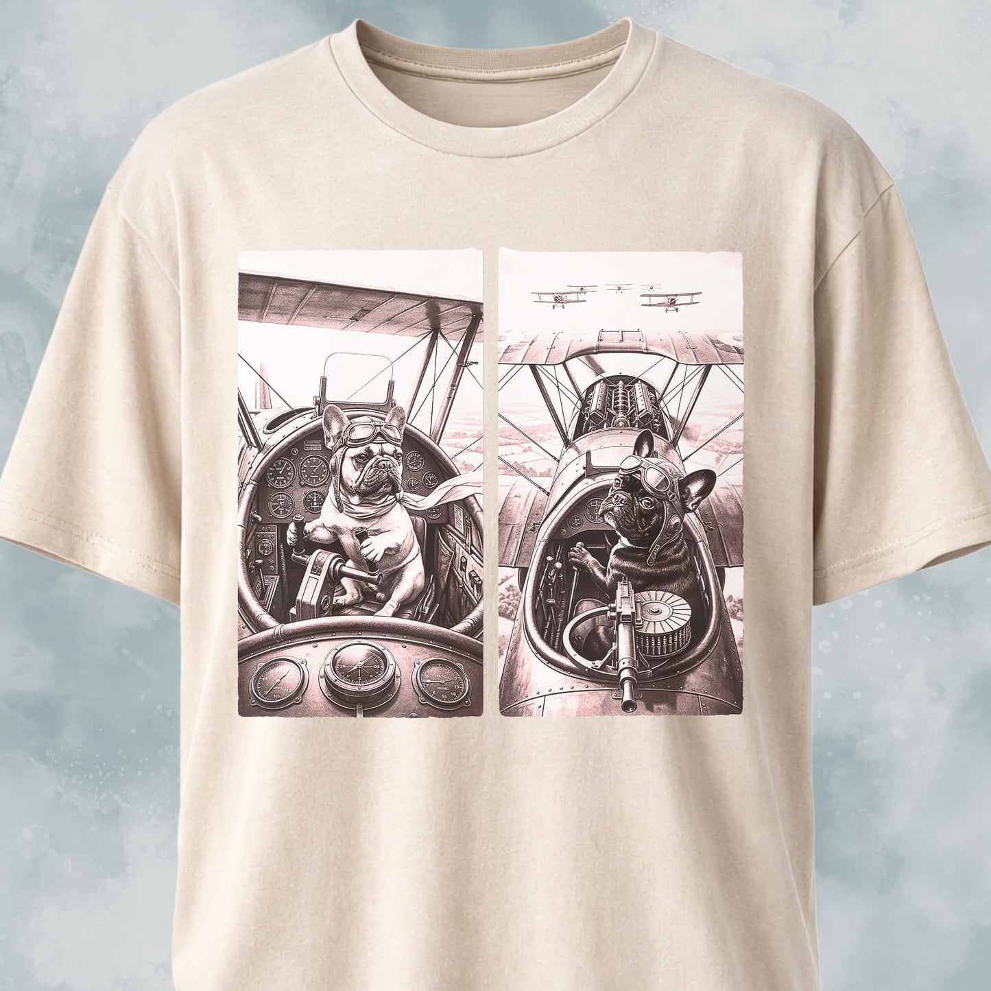 Frenchie WW2 Pilots T-Shirt