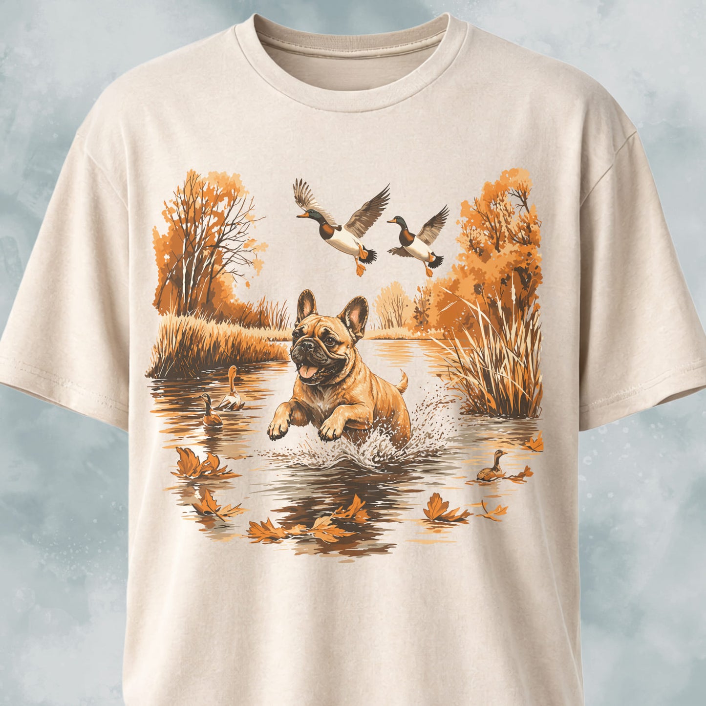 Frenchie Painting T-Shirt