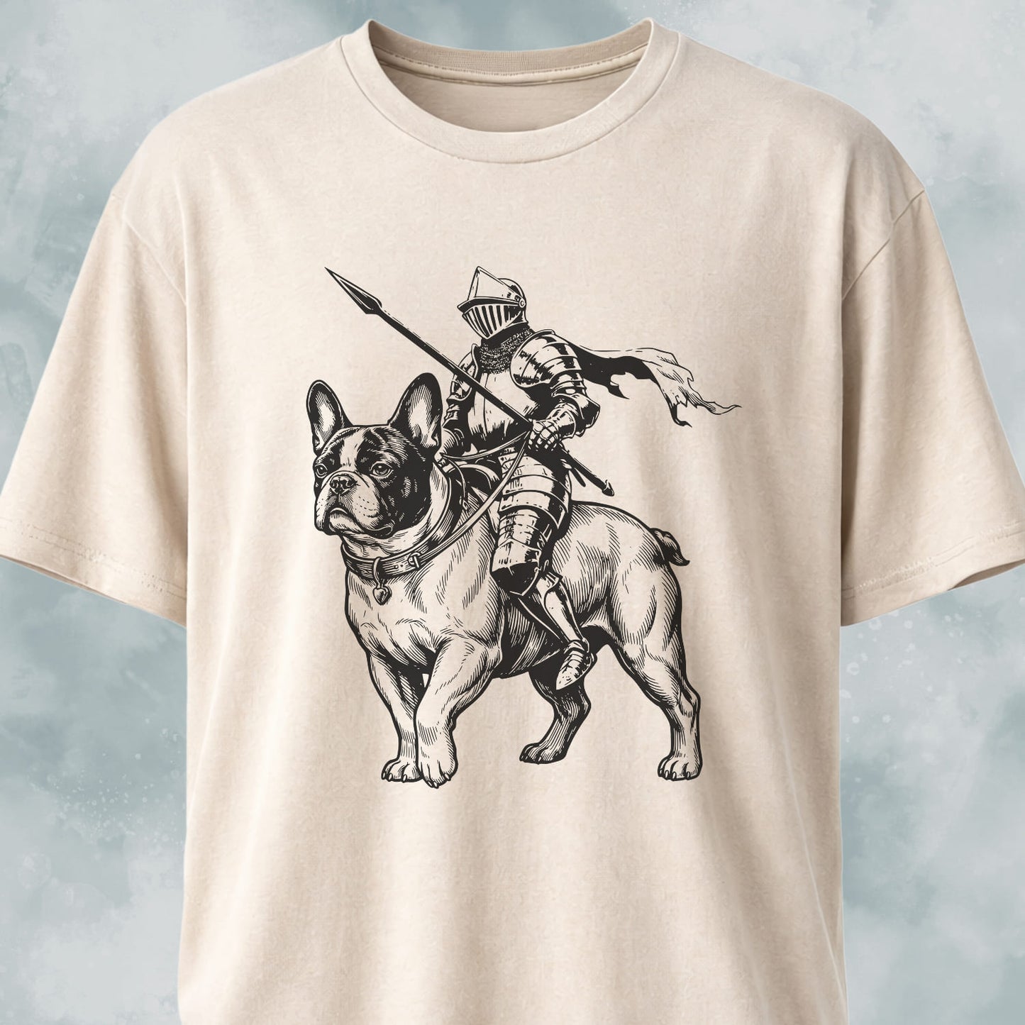 Knight Riding A Frenchie T-Shirt