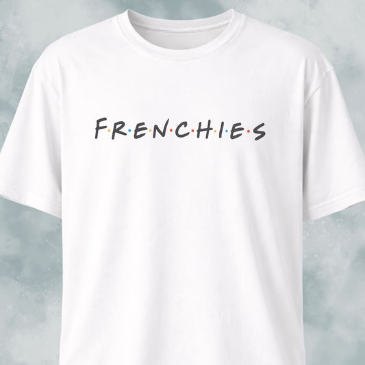 Frenchies Friends Logo Parody T-Shirt