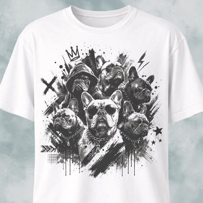 Urban Gangster French Bulldogs T-Shirt