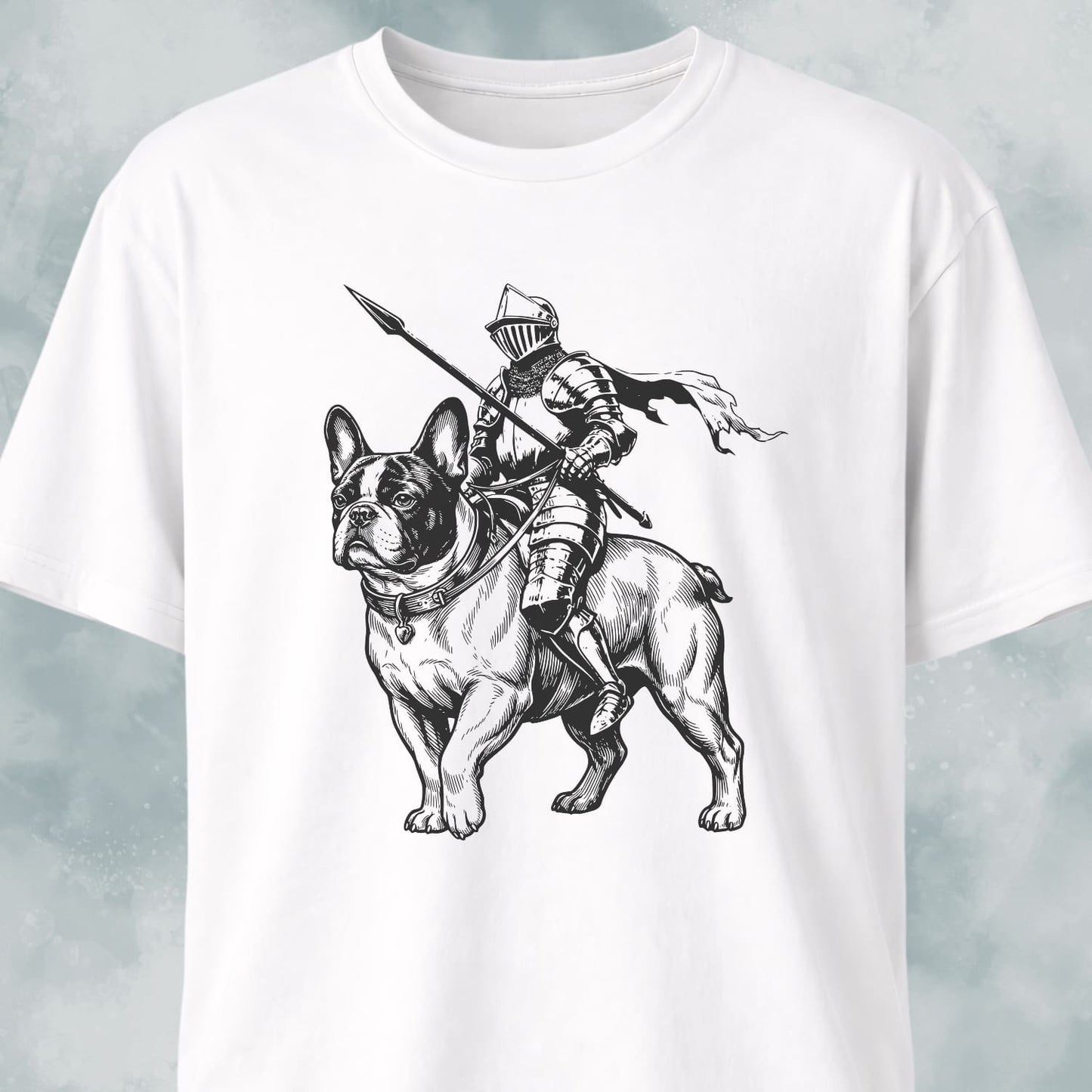 Knight Riding A Frenchie T-Shirt