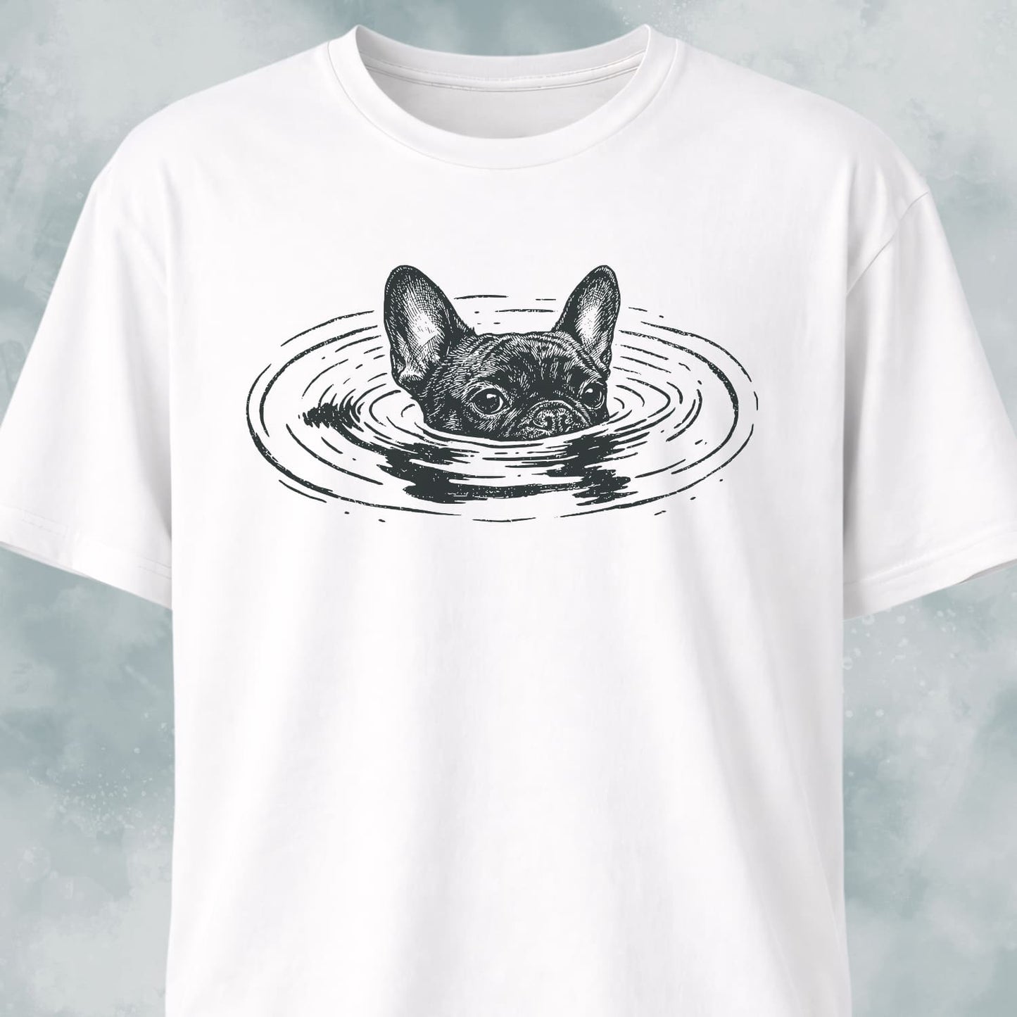 French Bulldog In The Water T-Shirt