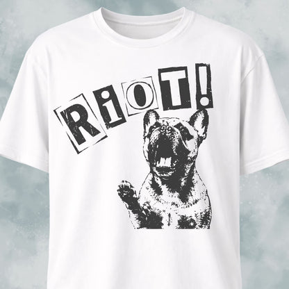 Riot French Bulldog T-Shirt