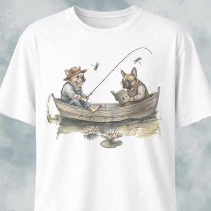 Frenchies Fishing T-Shirt