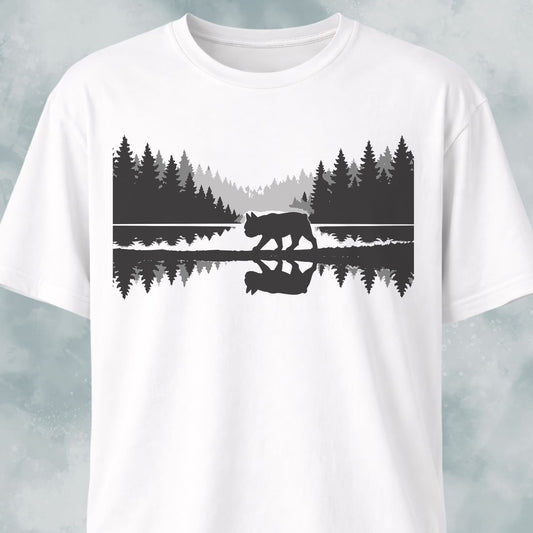 Frenchie On A Lake T-Shirt