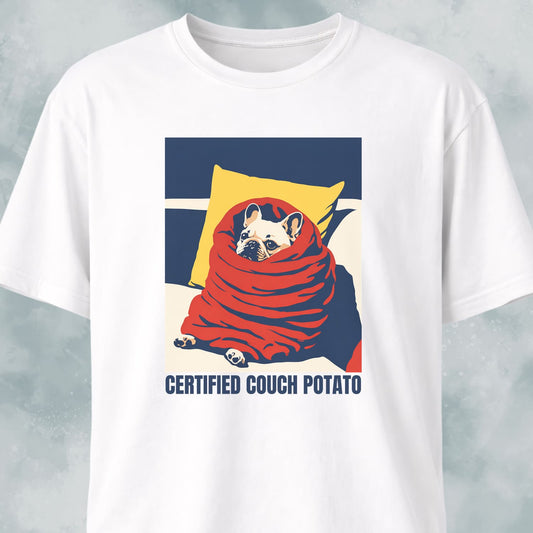 Certified Couch Potato Frenchie T-Shirt