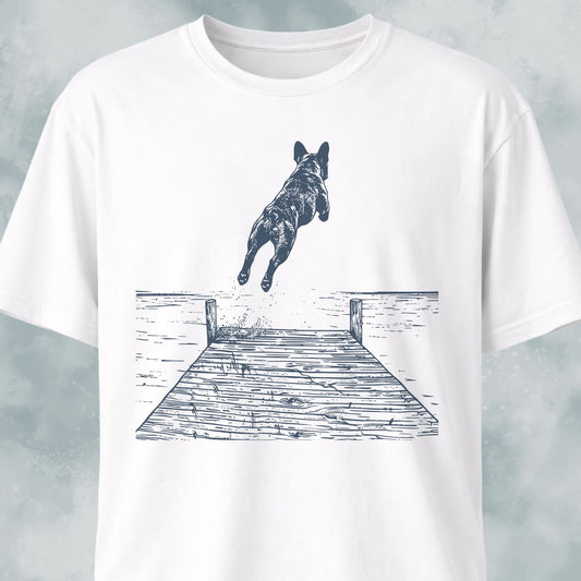 Dock Jumping Frenchie T-Shirt