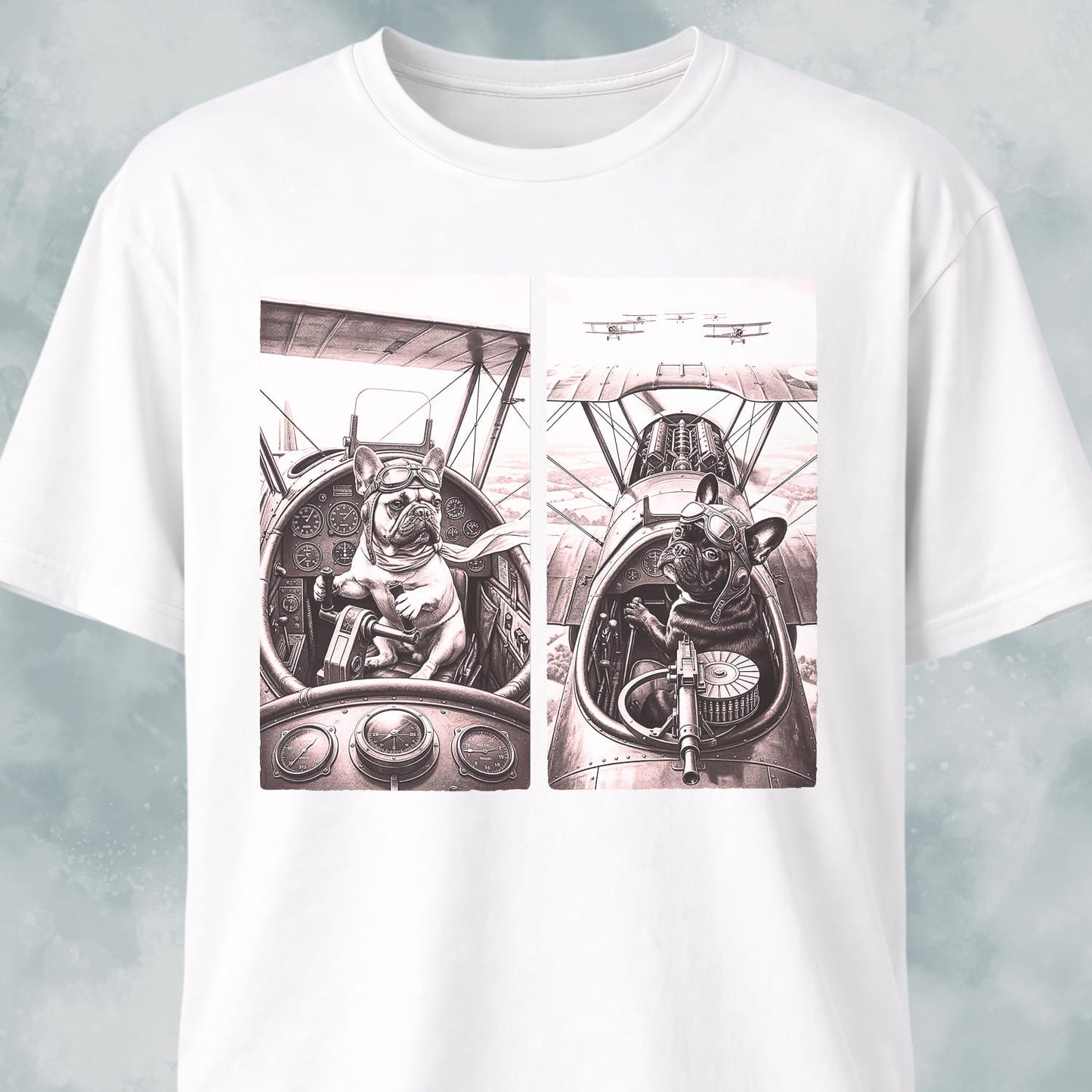 Frenchie WW2 Pilots T-Shirt