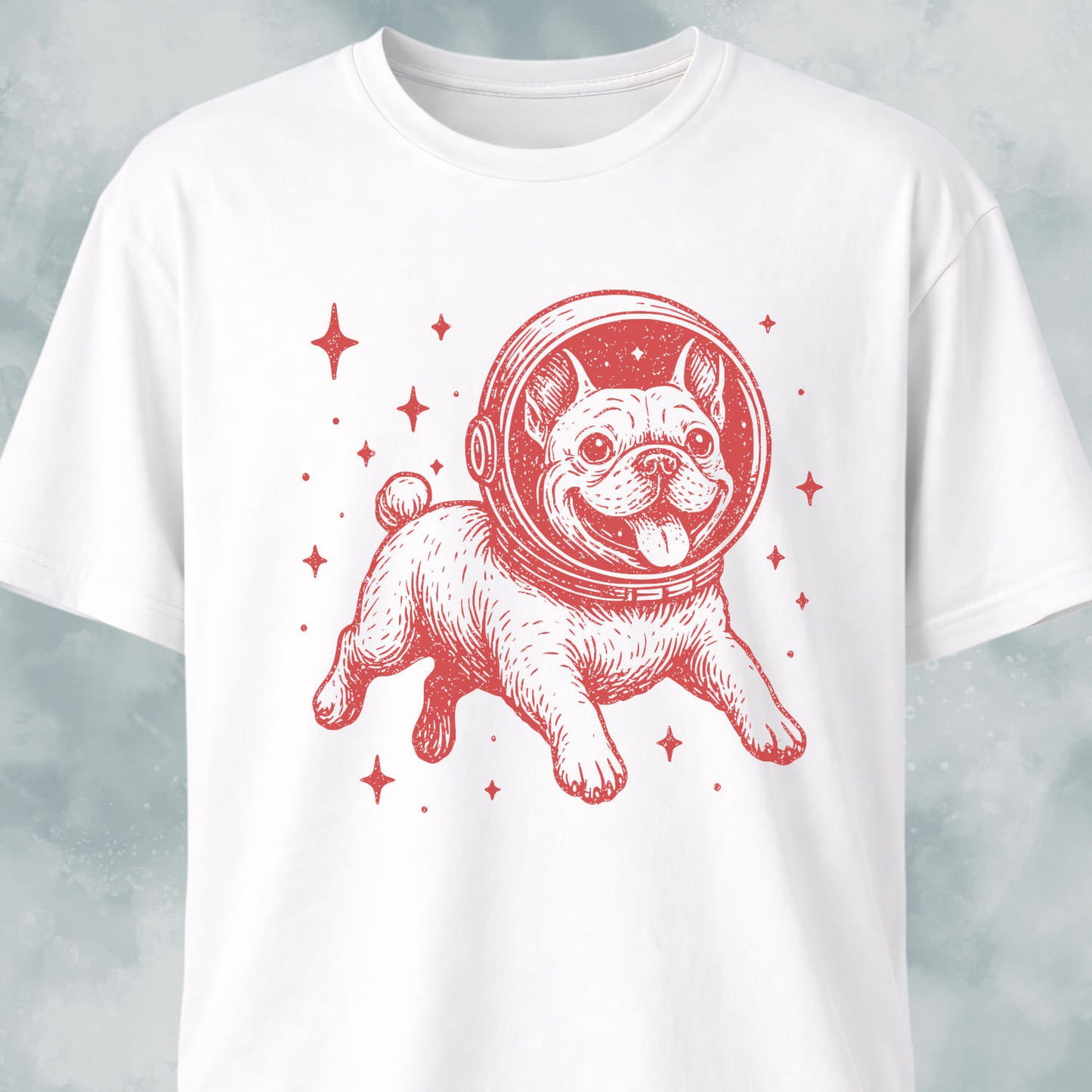 French Bulldog Astronaut T-Shirt