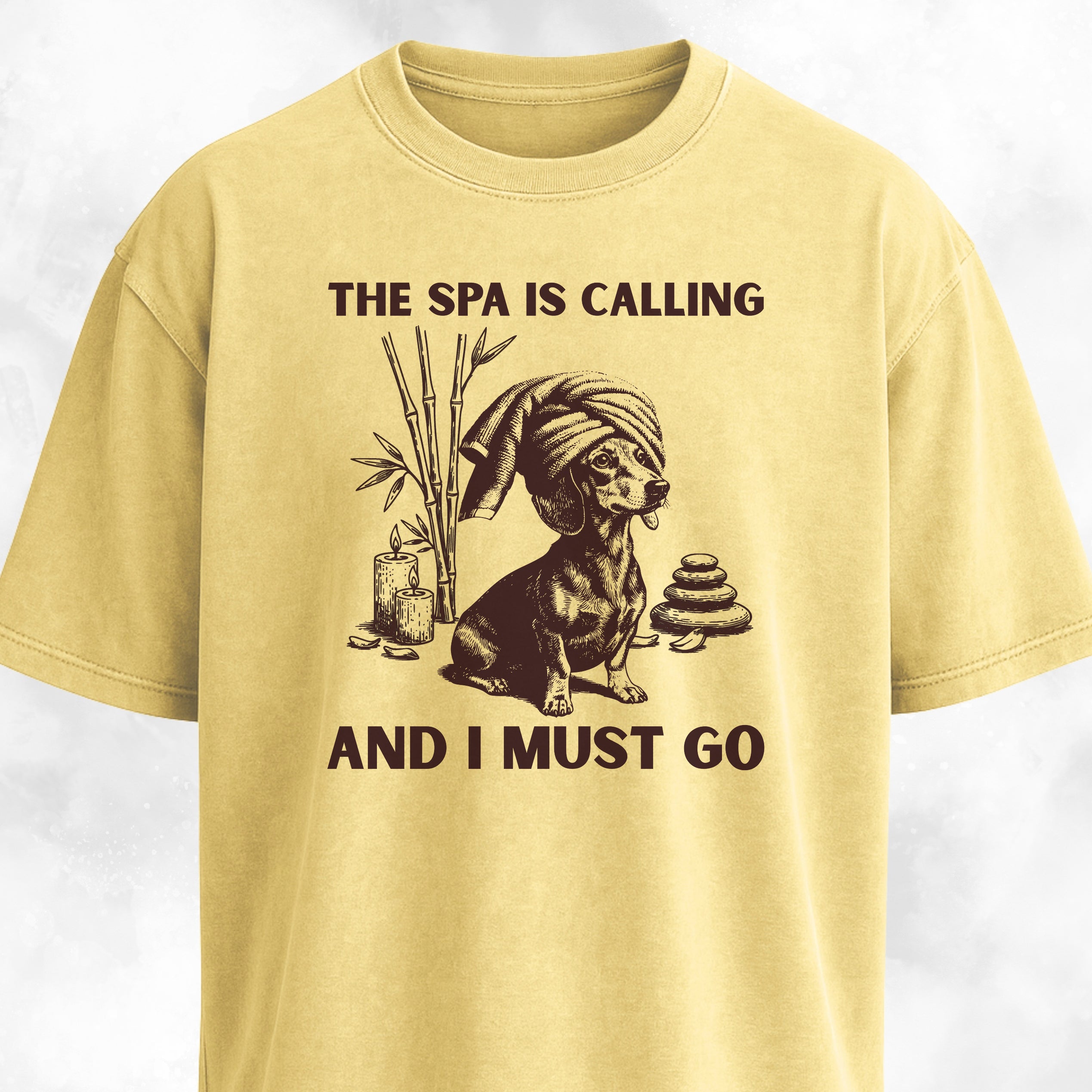 The Spa Is Calling Dachshund T-Shirt