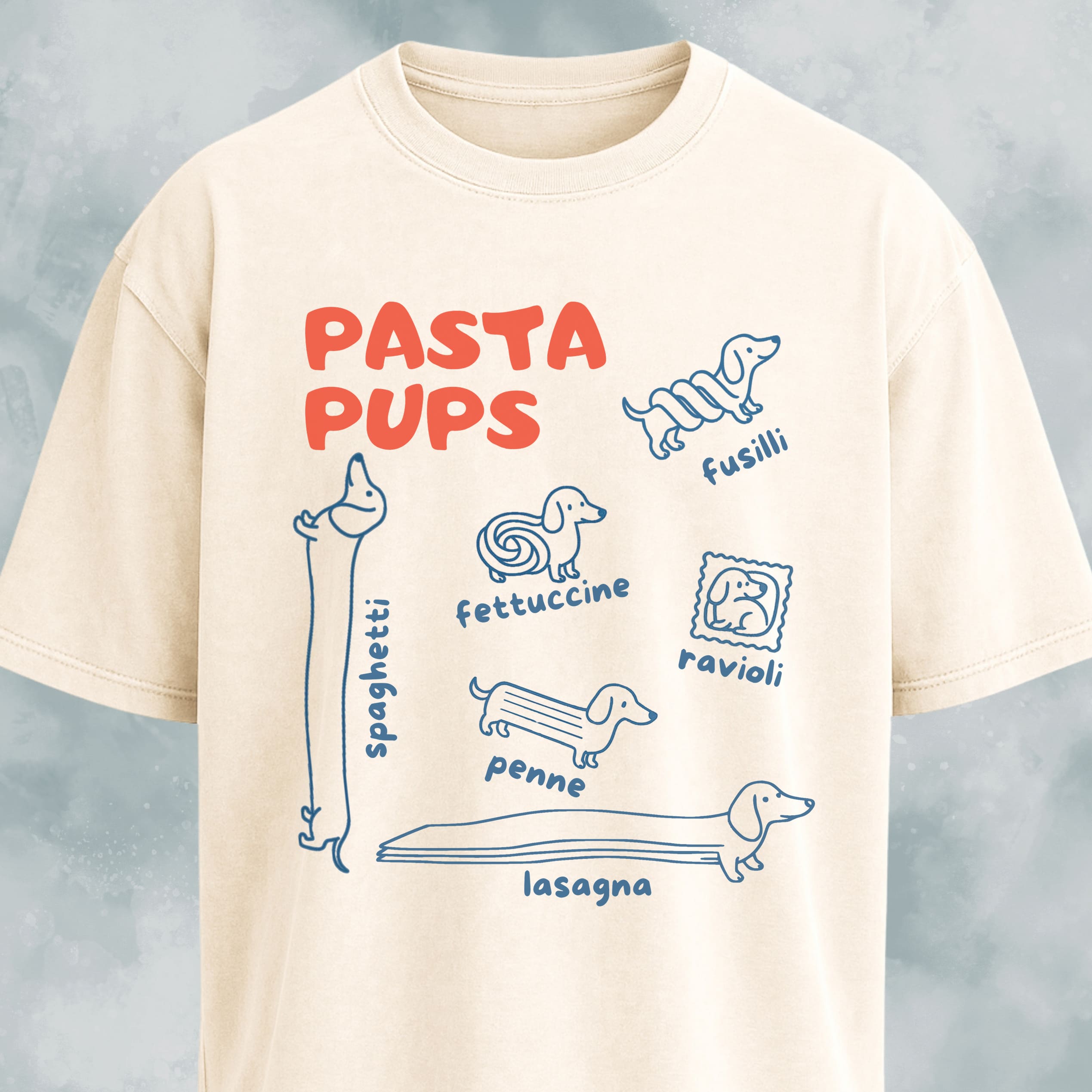 Pasta Pups Dachshund Edition T-Shirt