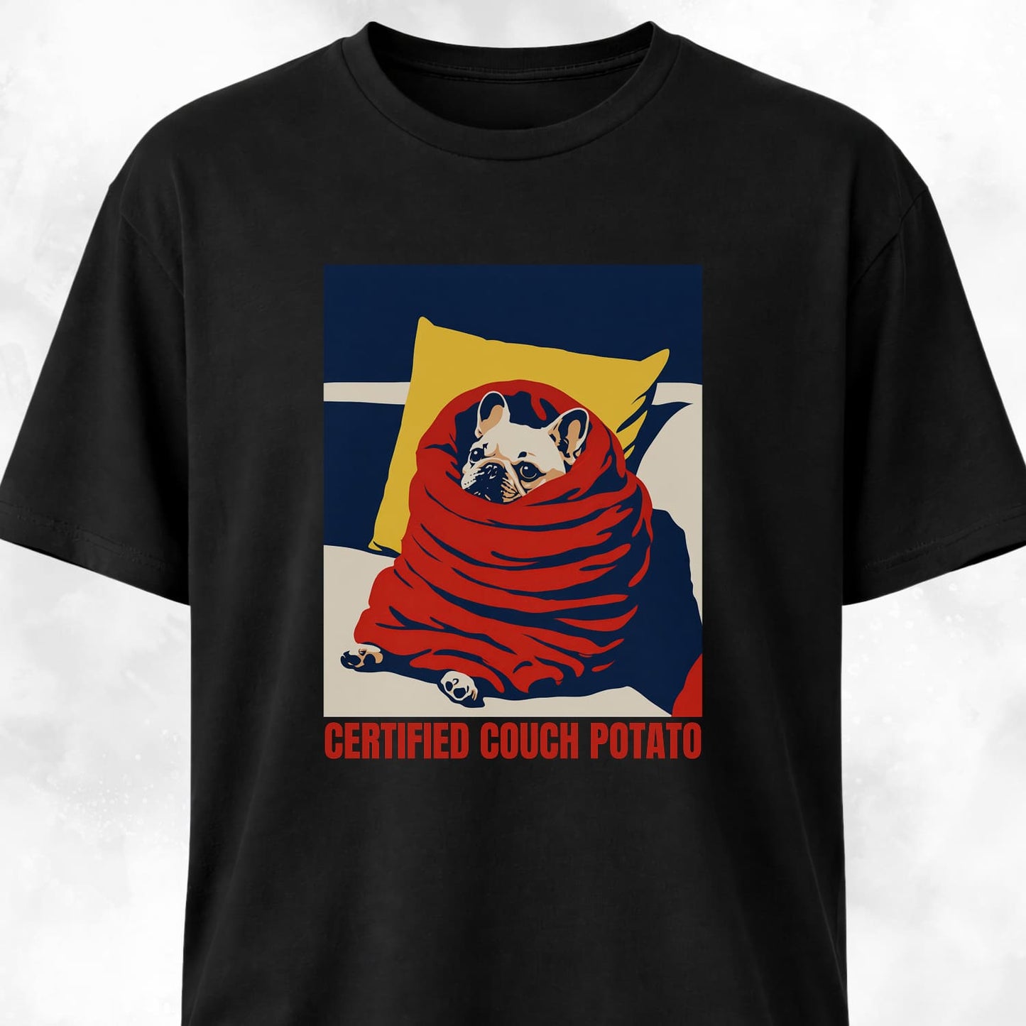 Certified Couch Potato Frenchie T-Shirt