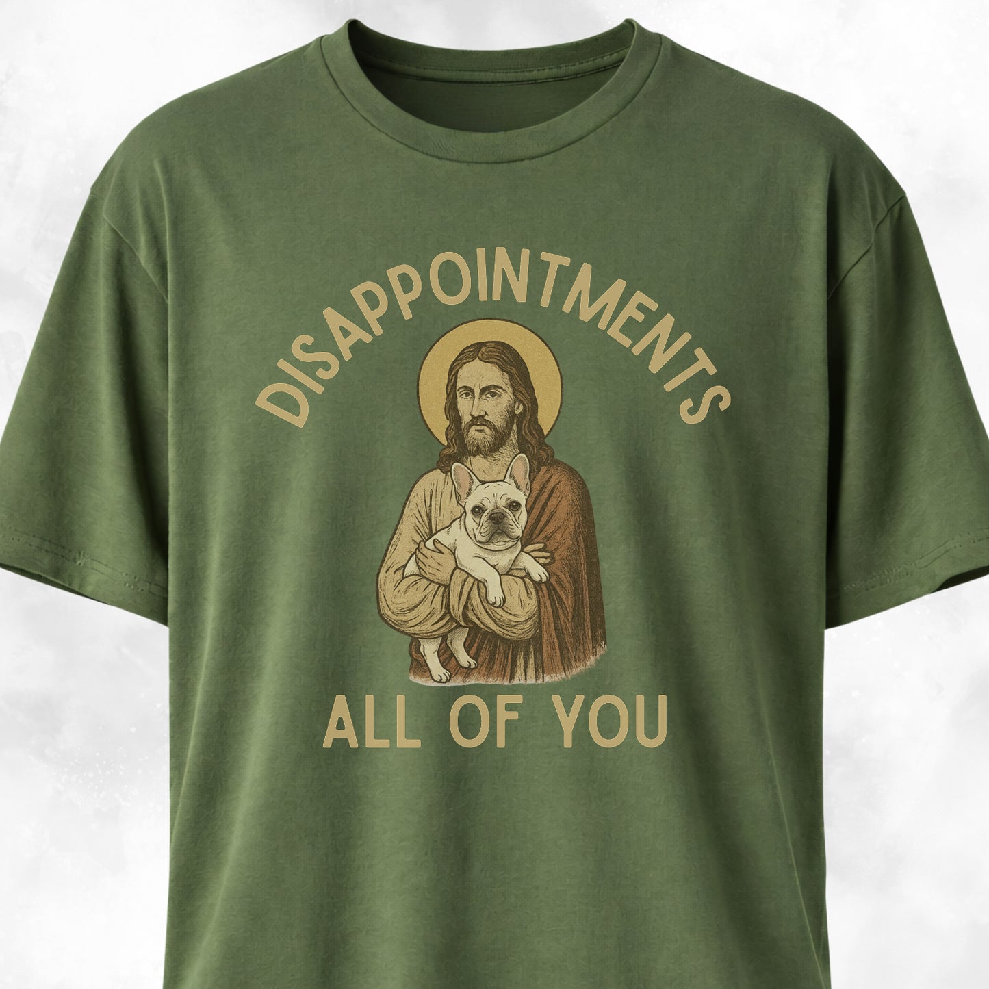 Disappointed Jesus Frenchie Edition T-Shirt