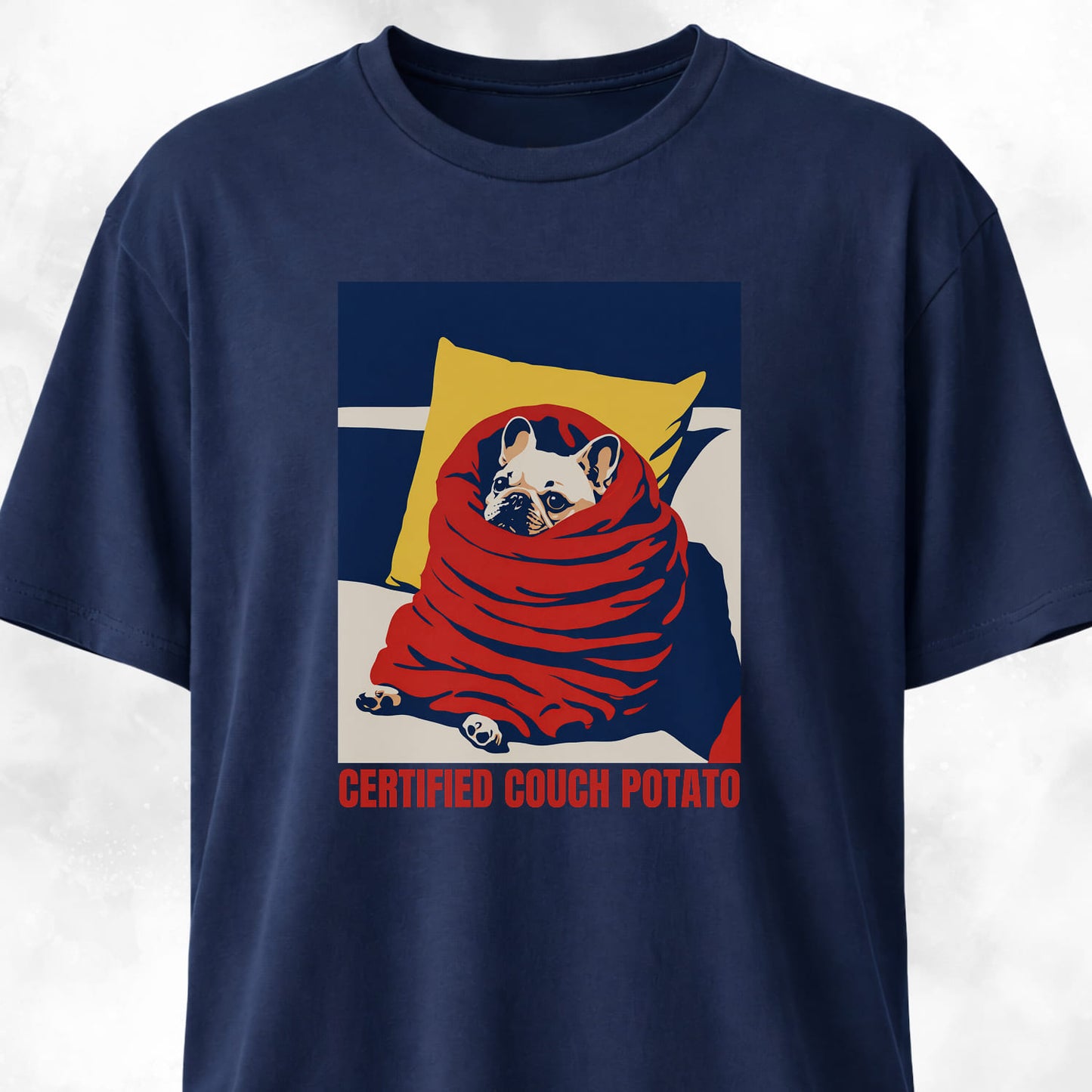 Certified Couch Potato Frenchie T-Shirt