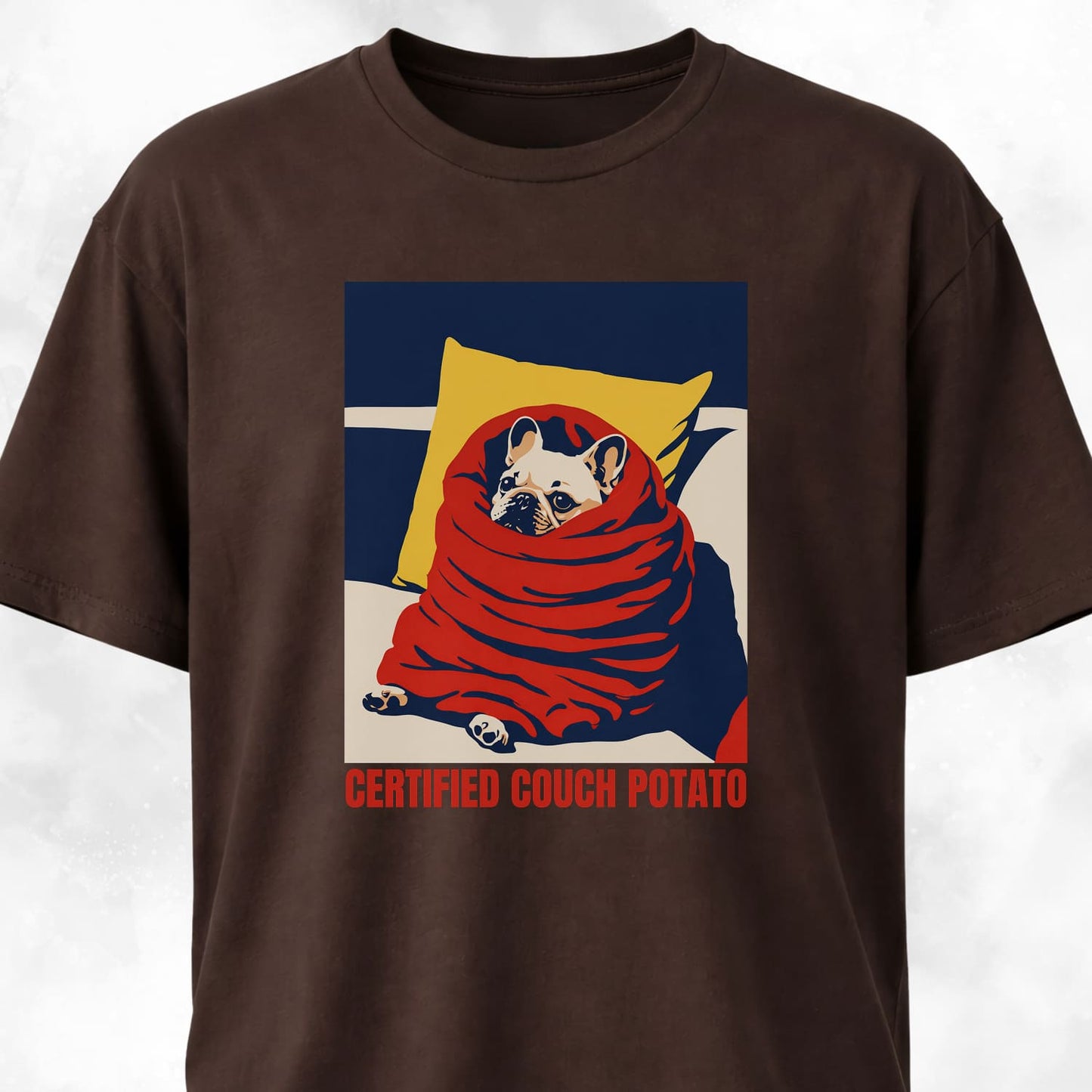 Certified Couch Potato Frenchie T-Shirt